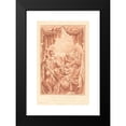 thumbnail image 2 of Gilles Demarteau the Elder 13x18 Black Modern Framed Museum Art Print Titled - Allegory on the Death of the Dauphin (1767), 2 of 5