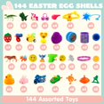 thumbnail image 2 of Huevos de Pascua precargados JOYIN, 144 unidades, con juguetes y pegatinas, 2 of 8
