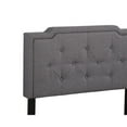 thumbnail image 4 of Home Bedroom Furniture Deb Jewel Gray Tufted Twin Panel Bed, 4 of 7