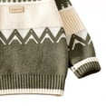 thumbnail image 5 of Guluxicc Kids Girls Turtleneck Cable Knit Sweater Long Sleeve Chunky Pullover Sweaters Fall Winter Loose Tops 3-8 Years, 5 of 7