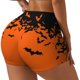 thumbnail image 1 of Fotbe Halloween With Black Bats Shorts Sin Costuras – Shorts Deportivos de Cintura Alta para Mujer, Elásticos para Gimnasio, Yoga, Running o Ciclismo-X-Large, 1 of 8