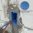 thumbnail image 5 of Outlet Box Adjustable,Blue Single Gang Box,21 Cubic Inch Plastic Outlet Box for Flexibly Adjusted,AWG Standard(1 Pack), 5 of 6