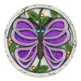 thumbnail image 1 of Purple Butterfly Garden Stepping Stone, Cement, 1 of 1