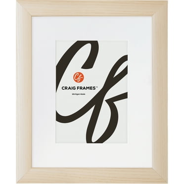 Craig Frames Contemporary, 11x17 Picture Frame Matted for an 8x12 Photo, Natural