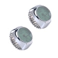 thumbnail image 4 of EeaseMX 2 relojes de cuarzo para llevar en los dedos, relojes creativos con forma de anillo, mini accesorios para mostrar la hora para mujeres y hombres (verde), 4 of 7