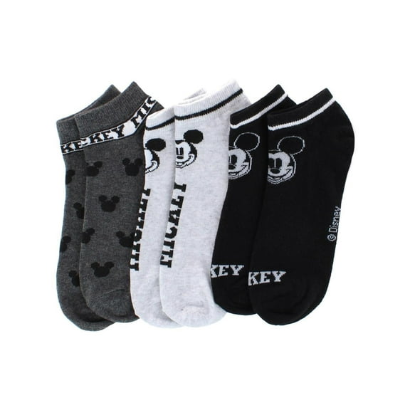 Textiel Trade  Disney Mickey Mouse Character Sneaker Socks (3 Pairs) (Men)