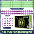 thumbnail image 4 of Kit de construcción Fort V-Opitos, paquete de 140 unidades, Glow in The Dart, para niños mayores de 4 años, 4 of 7