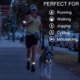 thumbnail image 4 of Muñequera reflectante Estrela Sports, muñequera elástica para correr de noche y andar en bicicleta, 4 of 5