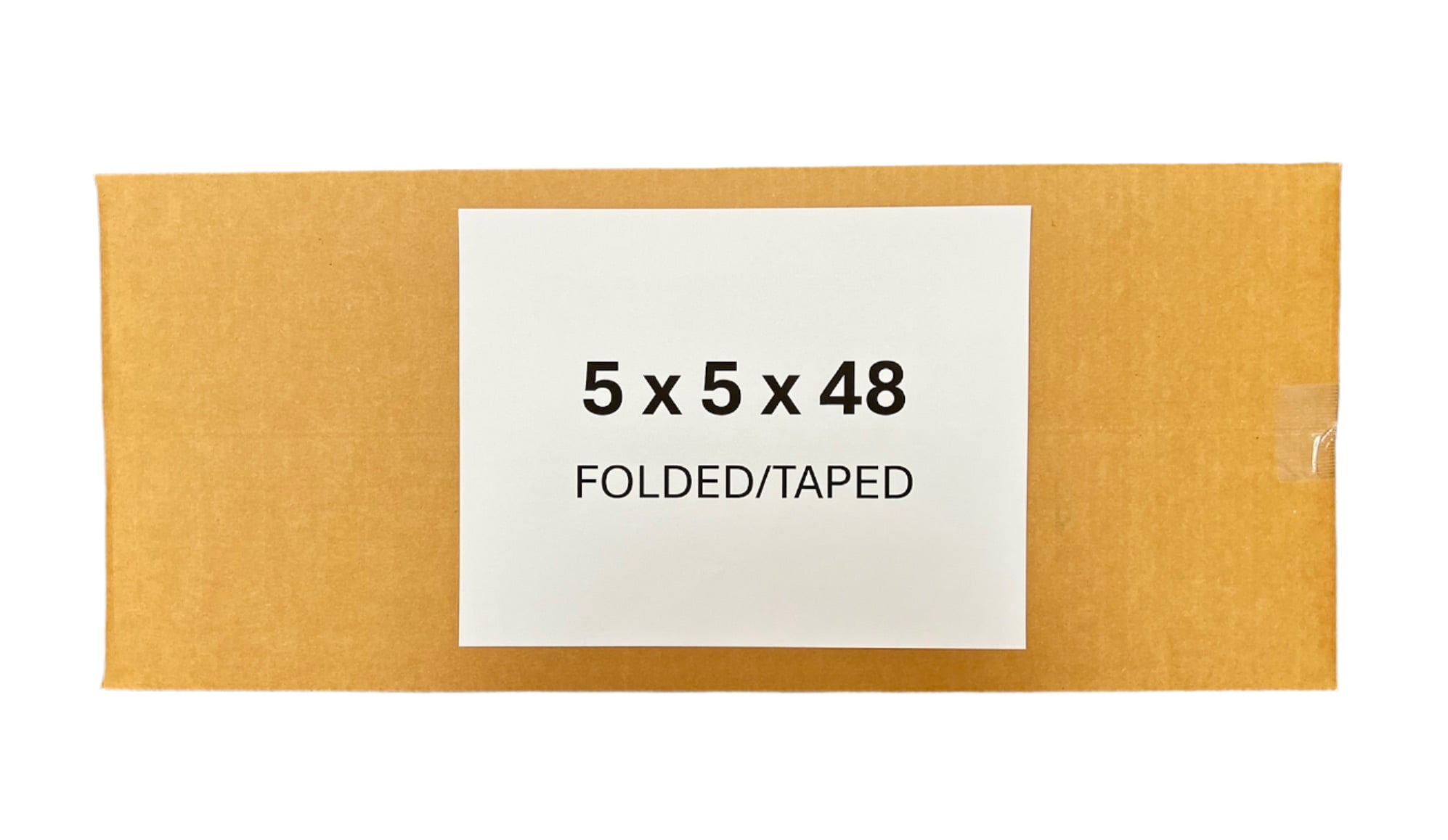 5x5x48 (200 lb strength) | SINGLE CARDBOARD BOX | TALL