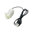 thumbnail image 4 of Mini bomba de agua USB de 5V, accesorios duraderos multifunción prácticos, baja tensión eléctrica para fuente, artesanía, pecera, acuario, hogar Blanco de Salvador bomba de fuente, 4 of 8