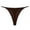 1-Coffee, variant on YWDJ Womens Thongs G String Cotton Lightweight No Show Fashion Comfortable Sexy Ice Shreds Solid Color T-Shaped Briefs Beige L
