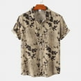 thumbnail image 3 of Camisas de diseñador para hombre con estampado de rayas, camisas de gran tamaño para verano 2024, para viajes, playa, Hawái, estilo hawaiano, informal, estilo Harajuku, camisa masculina, 3 of 5