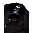 thumbnail image 3 of Isaac Mizrahi Boy's 2-20 Velvet Collar Quilt Lined Wool Blend Peacoat, 3 of 4