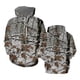 thumbnail image 3 of Sudadera con capucha y estampado 3D de hojas marchitas para hombre, sudadera con estampado de camuflaje forestal, sudadera informal de otoño con cremallera de gran tamaño, 3 of 4