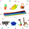 thumbnail image 4 of Limpiapipas Caydo, 200 unidades, tallos de chenilla, 20 colores, 30 cm, 4 of 7