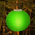 thumbnail image 1 of Lámpara Linterna solar redonda LED de 12 pulgadas, colgante impermeable para decoración al aire libre (verde) Ndcxsfigh  Nuevos Originales, 1 of 9