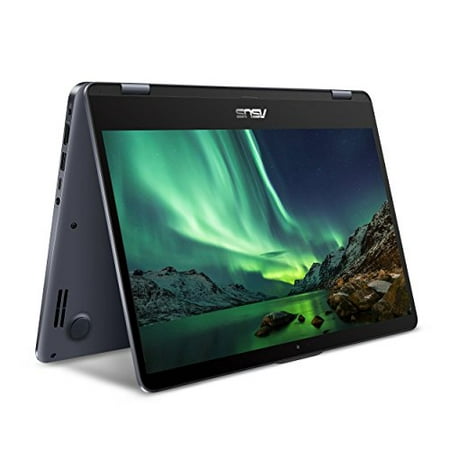 Asus TP410UA-IB72T Vivo Book Flip 14 Thin and Light 2-in-1 FHD Touchscreen Laptop, Intel Core i7 CPU, 16GB RAM, 256 SSD, Windows 10 Home, Star Grey (used)