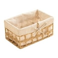 thumbnail image 3 of Caja de almacenamiento Rectangular Sunnimix para Escritorio Dormitorio Caqui mediano, 3 of 8