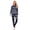 Women, variant on Yuaguia Christmas Family Matching Pajamas Set, Long Sleeve Tree Snowflake Fair Isle Tops Blue Plaid Pants, Holiday Sleepwear Loungewear Sets for Men Women Kids Baby