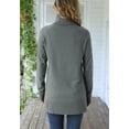 thumbnail image 6 of Anygrew Women Pullover Sweater Long Sleeve Casual Sweaters for Women Turtleneck Knit Jumper, 6 of 6
