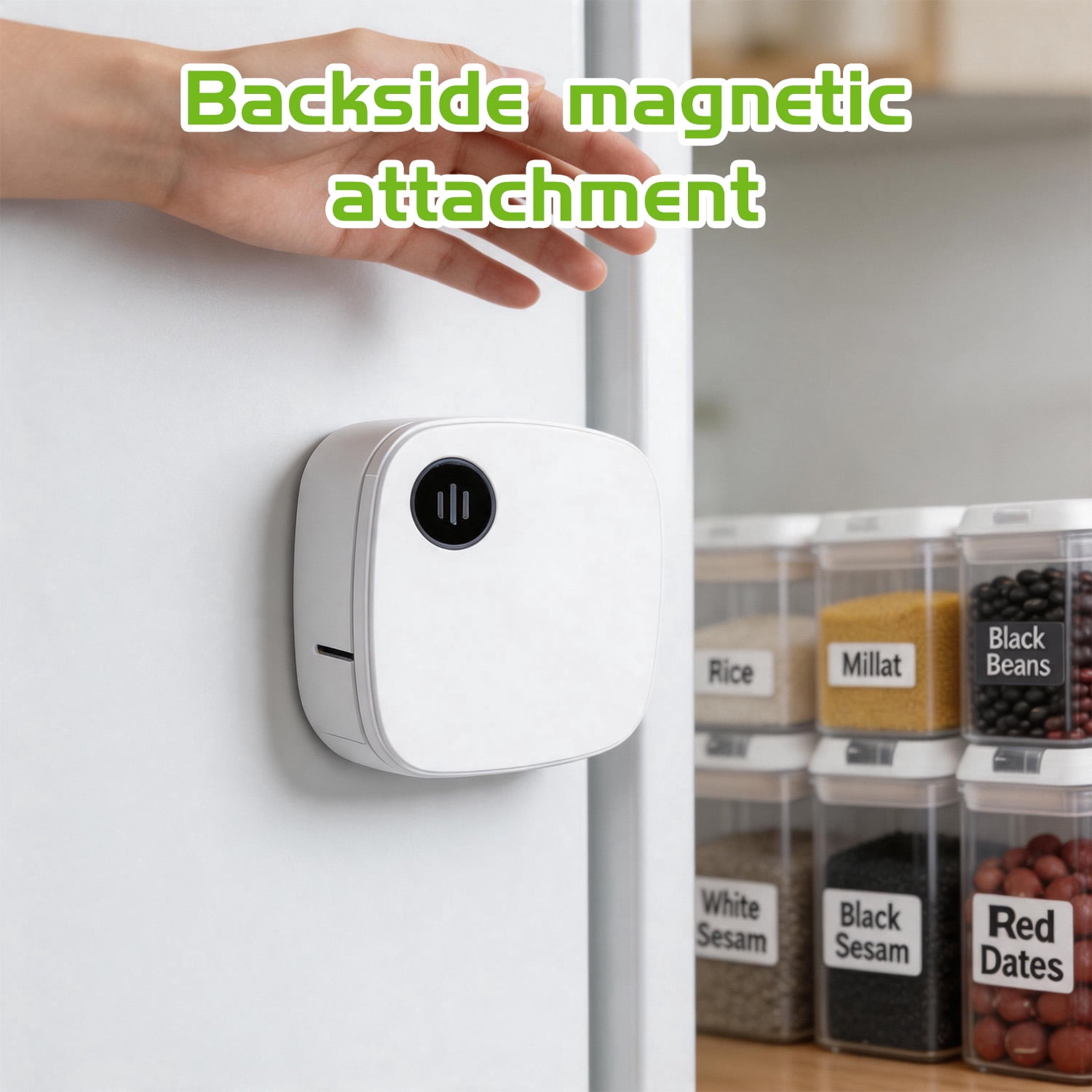 MHTMILESTONE Portable Bluetooth Label Maker with Magnetic Attachment, 1500mAh Wireless Inkless Thermal Printer for Home, Office & School Organization, Compatible with iOS/Android
