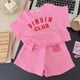 thumbnail image 4 of Conjunto deportivo de camiseta y pantalones cortos para niños y niñas, conjunto de 2 piezas, estilo de moda, traje de verano, ropa informal, 4 of 5