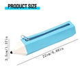 thumbnail image 3 of Pencil Case,Portable Silicone Pencil Shaped Pouch,Waterproof Cute Novelty Pencil Bag,8.6x1.3 Inch Zipper Funny Pen Pouches,Large Capacity Pencil Organizer for Office Supplies,Daily Use, 3 of 4