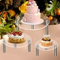 thumbnail image 3 of Premium Acrylic Cake Stand Set: Stunning Display for Weddings, Parties, and, 3 of 4