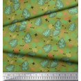 thumbnail image 2 of Soimoi Georgette Viscose Fabric Geometric Sign,Clover & Monstera Leaves Fabric Prints by Yard 42 Inch Wide, 2 of 3