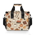 thumbnail image 7 of FORMRS Insulated Cooler Bag 24 Cans Capacity Soft Leakproof Lunch Box with Side Pockets, Fall Book, 7 of 7