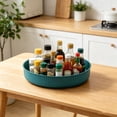 thumbnail image 5 of YFGEFTR Makeup Perfume Organizer Tray, Round Tray with Large Capacity, for Dresser/Vanity/Bathroom Countertop, 360 Degree Rotating, 5 of 8