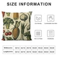 thumbnail image 6 of Acheng Corn Print Pillow Case Cover,Tomato Fruits Rustic Farmhouse Soft Square Pillow Cover,American Food Plants Throw Couch Sofa Pillow Cover,2 Pcs White, 6 of 6