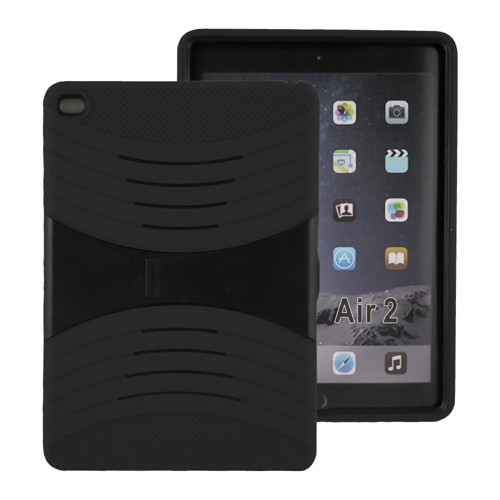TCD iPad Air 2 Rugged Protective Hybrid Defender Shield Case Dual Layer