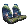 thumbnail image 2 of Pofeuu Fantasy Treehouse Planet Scene Print Automotive Car Seat Covers Flat Cloth Full Set Seat Covers,Car Seat Covers front seats for Cars Trucks and SUVs-1, 2 of 9