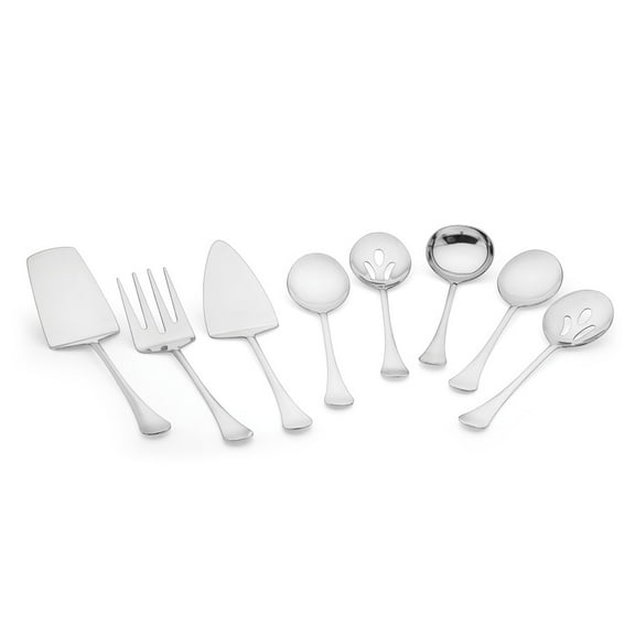 Avador® Premium Set of 8 Stainless Steel Hostess Serving Unitensil Tool Set for Weddings | Buffer | Party | Kitchen | Restaurants