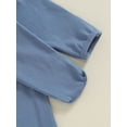 thumbnail image 7 of WIBACKER Newborn Baby Knotted Gown Infant Cotton Long Sleeve Sleeper with Mitten Cuffs, Baby Girl and Boy Sleep Gown, 7 of 7