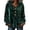 D-Green329, variant on DHFJKG Velvet Hoodies For Women Ruffle Long Sleeve Button Pullover Sweatshirt Casual Fall Clothes