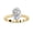Yellow Gold, variant on 4 Prong Solitaire Engagement Ring for Women, 1.20 Carat (ctw) Oval Cut Lab Grown Diamond Ring In 14K Rose Gold Over Sterling Silver F-G-H, SI Quality Gifts For Her Ring Size-4