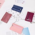 thumbnail image 4 of Monedero de piel auténtica para mujer, pequeño, mini, con cremallera, para llaves, sencillo, pequeño, para monedas, 4 of 6