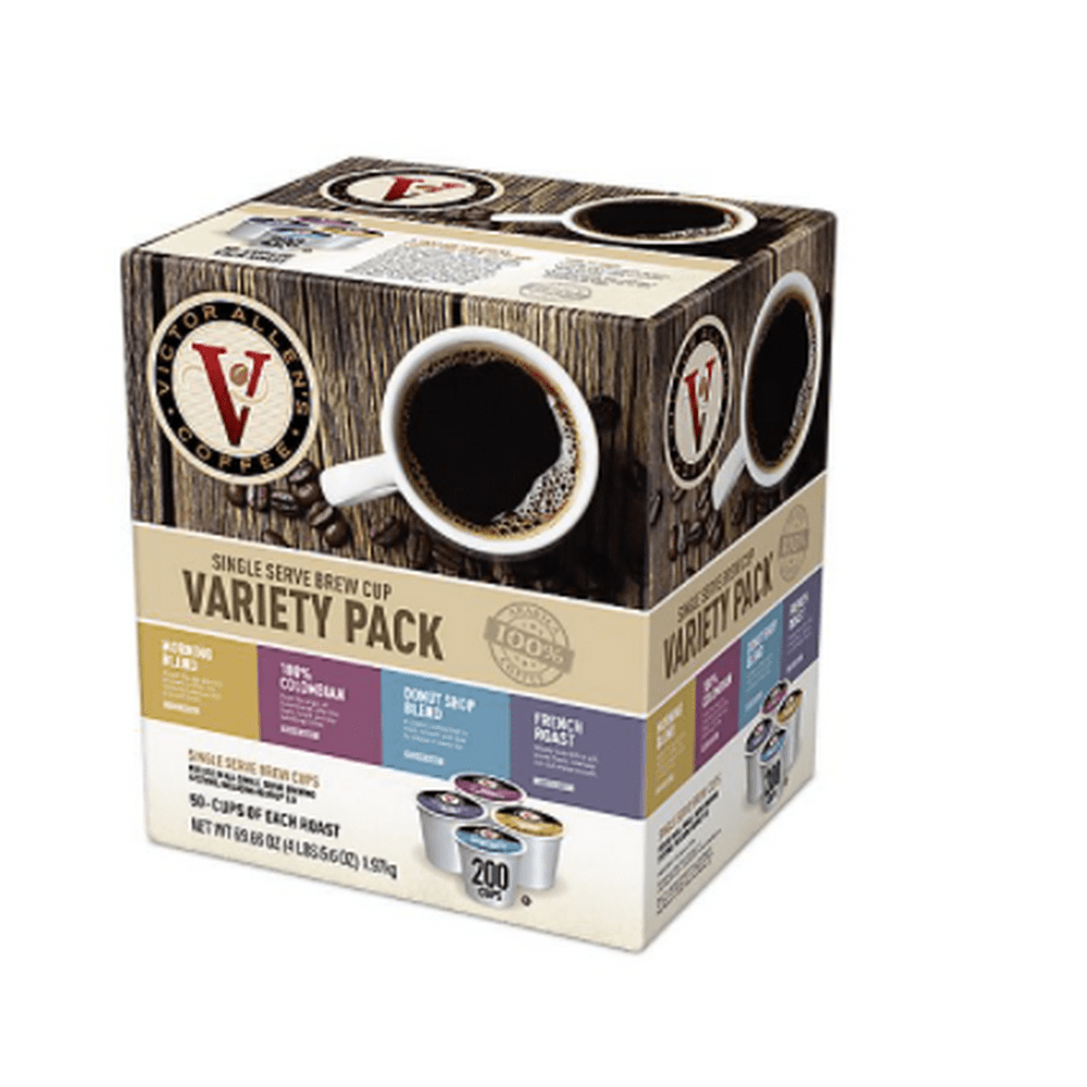Victor Allen Variety Pack Coffee Pods for Single Serve Coffee Makers
