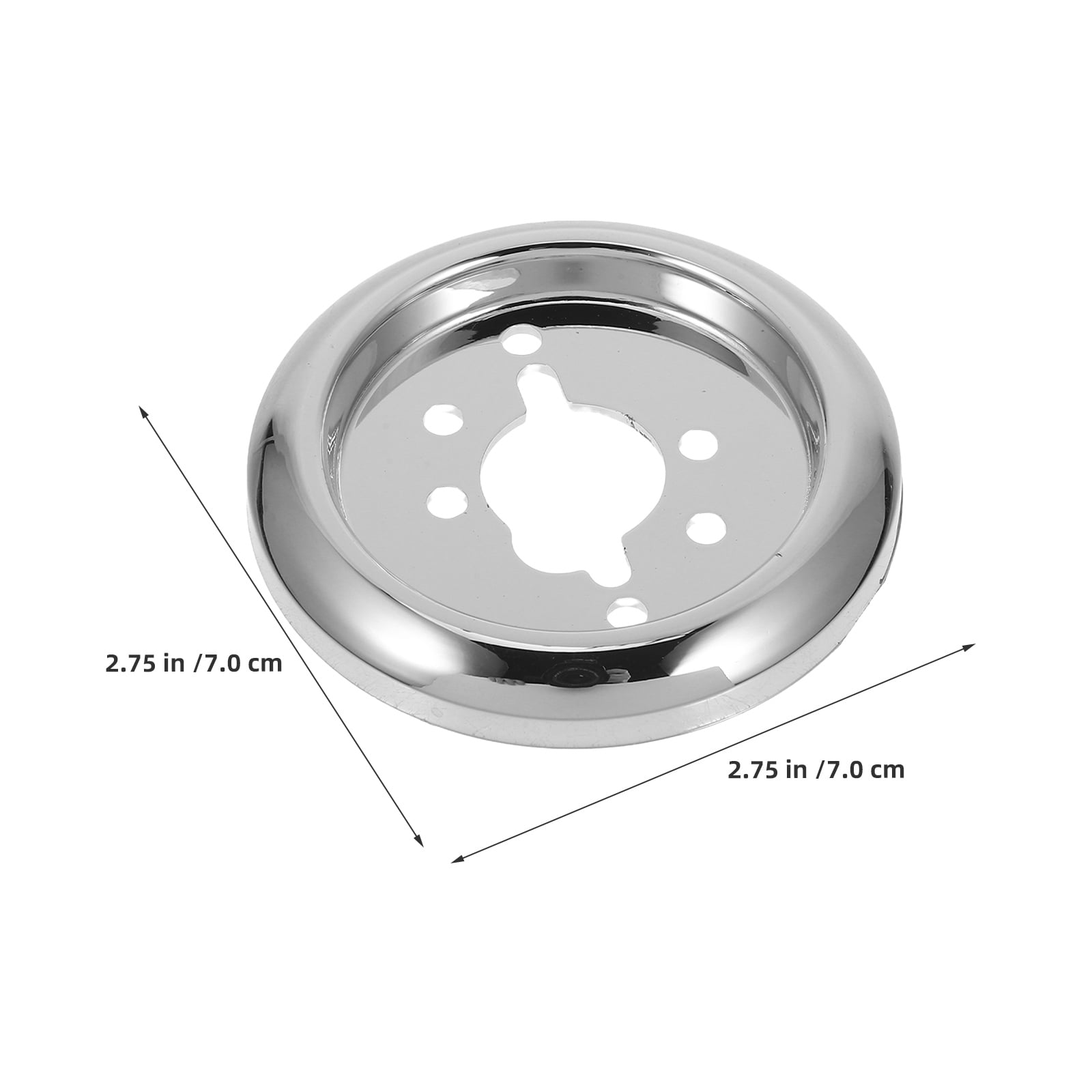 DEEPCRAFF 6Pcs Plated Silver Bbq Grill Control Knob Base Easy Install Replacement for Gas Stove and Oven