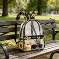 thumbnail image 6 of Mini Clear Backpack with Large Capacity, Waterproof Transparent PVC Daypack, High Value Lightweight Travel Bag for Women Campus Concerts, 6 of 6
