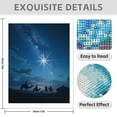 thumbnail image 3 of Diamond Art Kit for Adults, Starry Night Desert Journey Diamond Painting for Adults Beginners, DIY Diamond Art Painting Kits, 5D Diamond Painting Crafts for Home Decor 12x16 Frameless, 3 of 7