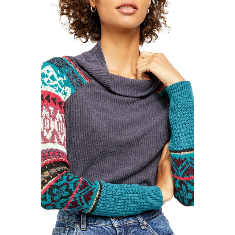 Free people shop fair isle sweater