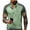 Army Green, variant on Yiaimeir ‌Men's Semi-Zipper Casual Stand Collar Short-Sleeved Shirt Summer New‌