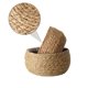 thumbnail image 2 of 1 maceta tejida de paja, cesta para plantas, maceta redonda tejida (caqui), 2 of 6