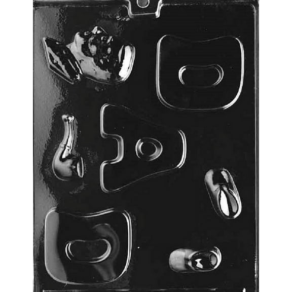 Grandmama's Goodies D002 Dad Father's Day Chocolate Candy Soap Mold with Exclusive Molding Instructions