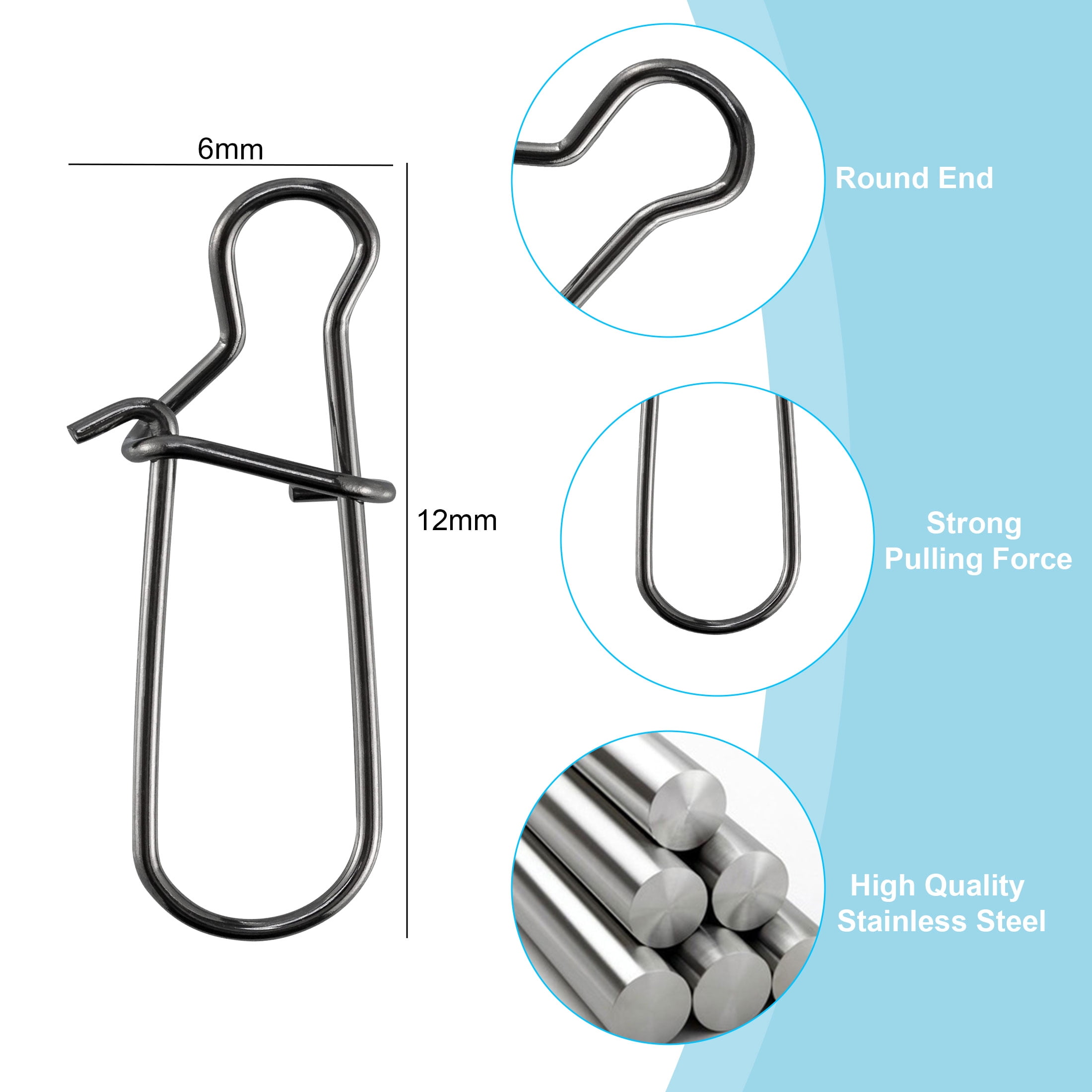 Snap-on 2セットjack@fishing♪様 Dozer Tackle Aussie Dual Ball Bearing Swivels W/ Tournament Snap