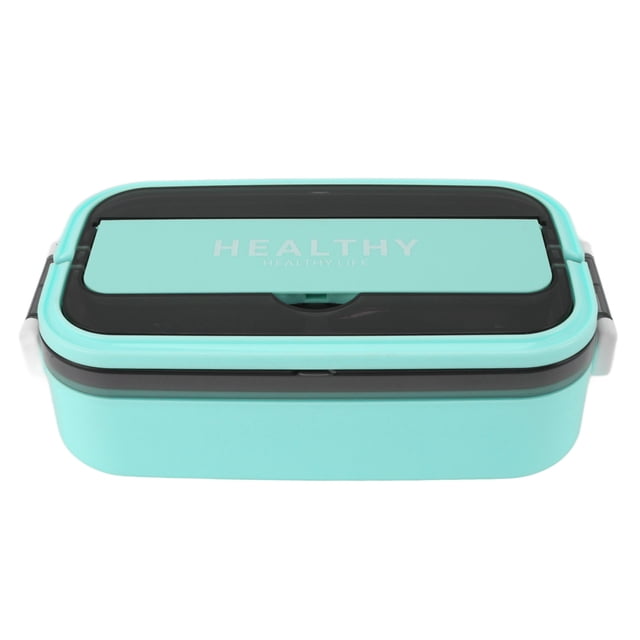 Lonchera Bento de acero inoxidable 316 de 700 ml de capacidad, a prueba de fugas, apta para microondas, para la escuela, la oficina, verde menta