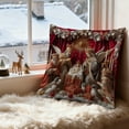 thumbnail image 2 of Luoshdecor Christmas Nativity Scene Pillow Covers, Holy Night Angel Red Throw Pillow Cases,Winter Holiday Decoration for Sofa Couch Patio 18x18in, 2 of 6